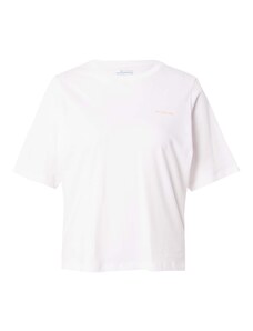COLUMBIA Функционална тениска 'North Cascades' корал / пастелно оранжево / бяло