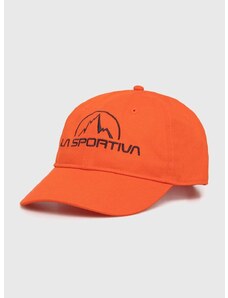 Шапка с козирка LA Sportiva Hike в оранжево с апликация