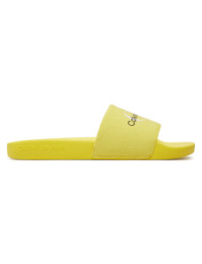 Чехли Calvin Klein Jeans Slide Monogram Co YW0YW00103 Blazing Yellow/Bright White 0LJ