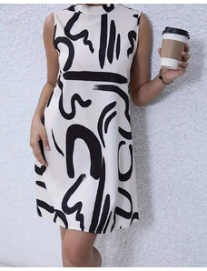Creative Дамска рокля с ефектен десен - код 72097 - 3