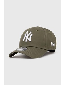 Памучна шапка с козирка New Era 9Forty New York Yankees в зелено с апликация 60435138