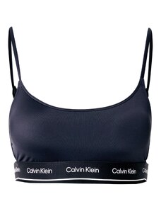 Calvin Klein Swimwear Горнище на бански черно / бяло