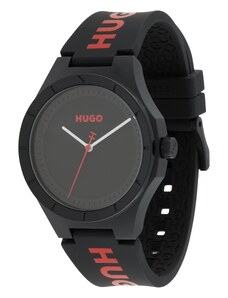HUGO Аналогов часовник 'LIT FOR HIM' огнено червено / черно