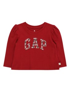 GAP Тениска сиво / бледорозово / черешово червено / бяло