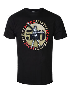 NNM Мъжка тениска AC/DC - Fifty Angus Emblem Black - 50637800
