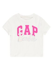 GAP Тениска 'V-MATT' фуксия / сребърно / бяло