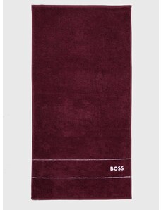 Памучна кърпа BOSS Plain Burgundy 50 x 100 cm