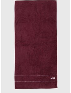 Памучна кърпа BOSS Plain Burgundy 70 x 140 cm