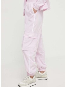 Спортен панталон Guess ARLETH в розово с принт V4GB01 WG2Q0