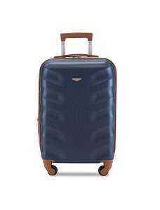 Самолетен куфар за ръчен багаж Semi Line T5706-1 Granatowy+Brąz