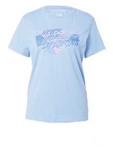 THE NORTH FACE Функционална тениска 'FOUNDATION TRACES ' синьо / розово / бяло