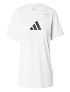 ADIDAS PERFORMANCE Функционална тениска 'TR CAT G T' черно / мръсно бяло