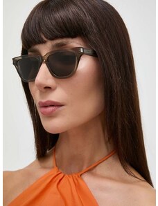 Слънчеви очила Saint Laurent в сиво
