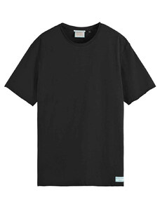 SCOTCH & SODA T-Shirt Raw Edge 175654 SC0008 black