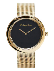 Часовник Calvin Klein Twisted Bezel 25200012 Gold/Black