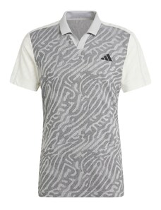 ADIDAS PERFORMANCE Функционална тениска 'Pro' сиво / черно / бяло
