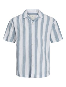 JACK & JONES Риза 'Summer' гълъбово синьо / светлосиньо / бяло