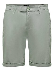 Only & Sons Панталон Chino 'Peter' нефритено зелено