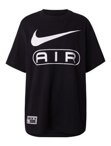 Nike Sportswear Свободна дамска риза 'Air' черно / бяло