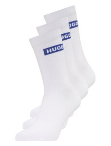 HUGO Къси чорапи синьо / бяло