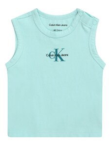 Calvin Klein Jeans Тениска аквамарин / циан / черно