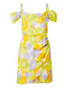 Marella Лятна рокля 'ACQUI' къри / лимоненожълто / лавандула / бяло