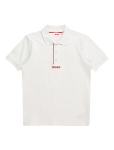 HUGO Тениска червено / бяло
