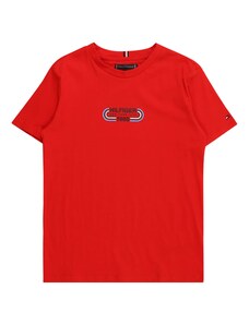 TOMMY HILFIGER Тениска нейви синьо / светлосиньо / червено / бяло