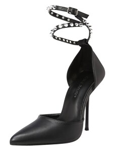 Public Desire Официални дамски обувки 'HYPNOTIZE' черно / сребърно