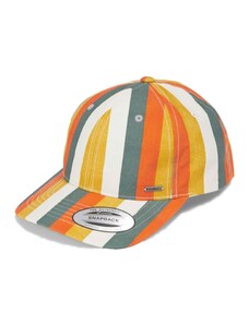 O'NEILL Шапка с козирка 'Seacoast' жълто / смарагдово зелено / оранжево / бяло