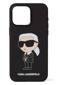 Karl Lagerfeld Калъф за смартфон бежово / черно / бяло