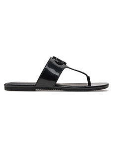 Джапанки Calvin Klein Jeans Flat Sandal Slide Toepost Mg Met YW0YW01342 Black BEH