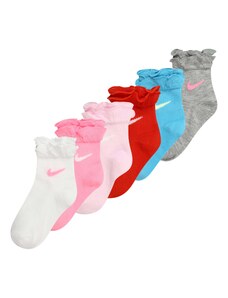 Nike Sportswear Къси чорапи светлосиньо / сив меланж / розово / бледорозово / червено / бяло