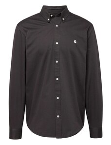 Carhartt WIP Бизнес риза 'Madison' антрацитно черно / бяло