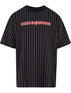ROCAWEAR Тениска 'Coles' червено / черно / бяло