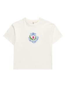 KIDS ONLY Тениска 'FLOWER MAIKEN' светлосиньо / зелено / розово / бяло