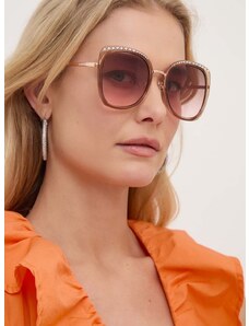 Слънчеви очила Guess в розово