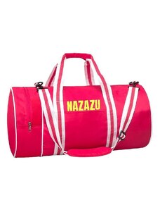 NAZAZU Спортен Сак с цилиндричен дизайн в цвят фуксия 032703