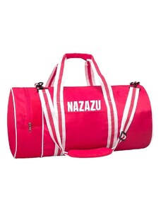 NAZAZU Спортен Сак с цилиндричен дизайн в цвят фуксия 032702
