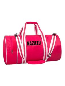 NAZAZU Спортен Сак с цилиндричен дизайн в цвят фуксия 032701