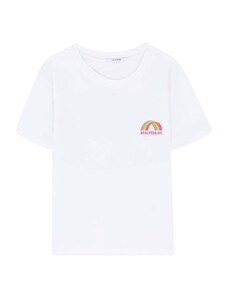Scalpers Тениска 'Rainbow' мед / мента / мандарина / фуксия / бяло