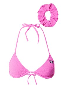Calvin Klein Swimwear Горнище на бански розово / черно