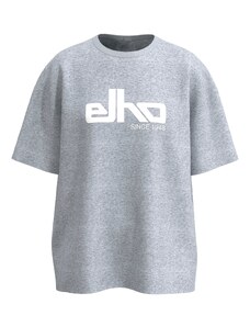 elho Тениска 'Roseheim 89' сив меланж / бяло