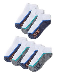 MINOTI Къси чорапи синьо / сиво / оранжево / бяло