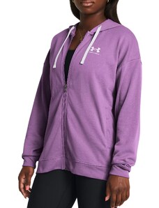 Суитшърт с качулка Under Armour Rival Terry Oversized Full-Zip Hoodie