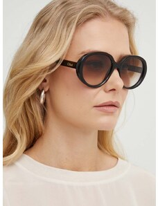Слънчеви очила Chloé в кафяво CH0221S