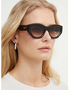 Слънчеви очила Chloé в кафяво CH0220S
