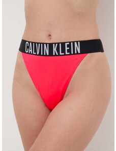 Долнище на бански тип прашки Calvin Klein в розово KW0KW02665