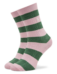 Чорапи дълги дамски Polo Ralph Lauren Rugby Cable 455942322004 Pink