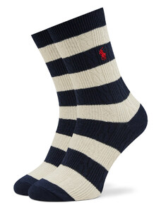 Чорапи дълги дамски Polo Ralph Lauren Rugby Cable 455942322002 Navy